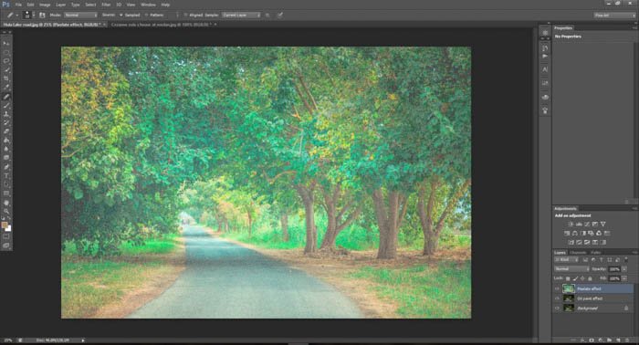 تبدیل عکس به نقاشی در فتوشاپ با فیلتر Pixelate